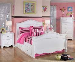 Ashley Furniture Exquisite Trundle Sleigh Bed Kids Exquisite Full Sleigh Bed With Trundl Girls Bedroom Sets Toddler Bedroom Sets Girls Bedroom Furniture Sets