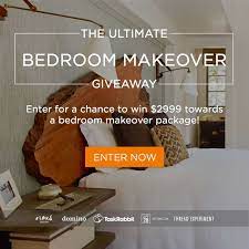 Everything You Need To Reimagine Your Bedroom Win A 2 999 Bedroom Makeover Bedroom Makeover Contests Sweepstakes Makeover