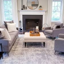 Sofa And 2 Chairs With Low Square Ottoman Small Living Room Layout Apartment Living Room Transitional Living Rooms