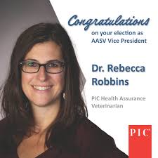 Congratulations to Dr. Rebecca Robbins, PIC Health Assurance Veterinarian, 