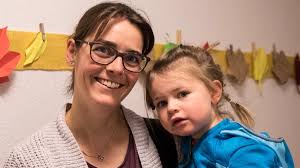 Sie statteten den Bewohnern einen Besuch ab