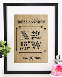 New Home Housewarming Gift Wedding Gifts For Couple Latitude Etsy House Warming Gift Diy House Warming Gifts House Gifts