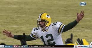 The Best Gifs Of Nfl Week 17 Let Me Be Your Hero Nfl Funny Rodgers Packers Green Bay Packers
