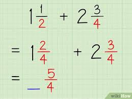 Use the following steps for adding mixed numbers. How To Add Mixed Numbers 11 Steps With Pictures Wikihow