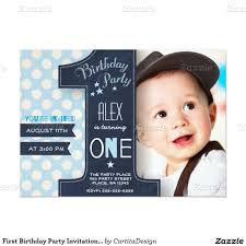 Everybody you know has a birthday! Modern Blue White Dot Black Chalkboard One First Invitation Zazzle Com Baby Birthday Invitations First Birthday Invitations First Birthday Invitation Cards
