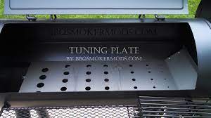 Oklahoma Joe Tuning Plate Heat Deflector Baffle Smoker Mods Longhorn Highland Horizontal Kit Smoker Plans Bbq Smokers Custom Bbq Pits