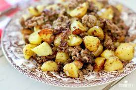 Many of these recipes call for browning the beef within the recipe itself, but if you have leftover already cooked obviously make sure the ground beef has been cooked simply, or with seasonings complimentary to the recipes you choose. Old School Hamburger Hash The Country Cook
