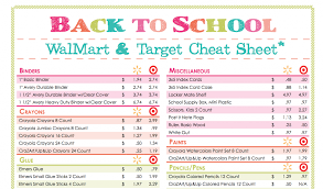 2015 Back To School Walmart And Target Stock Up Prices Back To School Shopping Back To School School