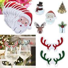 Whatever the style of your table, place cards and place card holders bring an extra bit of fun and design to the table. Celebrations Occasions 50pcs Reindeer Santa Bell Name Place Cards Xmas Party Wine Glass Decor Laser Cut Home Furniture Diy Brucebibee Com