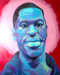 Black Lives Matter Painting, African American Art, Ashley A. Doggett,  Acrylic and Oil