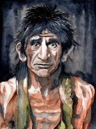Ron Wood, Aquarell drawn by me 😉