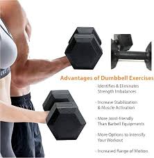 Set Of 2 Pvc Dumbbells Weights Fitness Home Gym Exercise Barbell 3 Kg X 2  Fixed