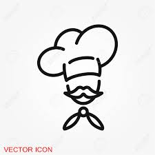 Includes a few of the newest, which might be missing from codepoi. Chef Icon In A Cooking Hat Vector Kitchen Symbol Royalty Free Cliparts Vectors And Stock Illustration Image 112600200