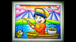 Cara mewarnai gradasi crayon oilpastel : Ilmu Pengetahuan 3 Mewarnai Orang Dengan Crayon