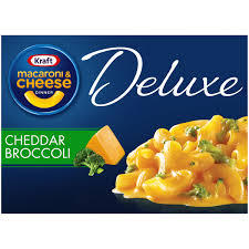 And now that i am officially a midwest resident, that basically translates to having this chicken noodle soup on the regular all. Kraft Deluxe Cheddar Broccoli Macaroni Cheese Dinner 11 6 Oz Box Walmart Com Walmart Com