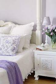 Lavender And White Clean And Fresh Chic Bedroom Shabby Chic Interiors Shabby Chic Homes