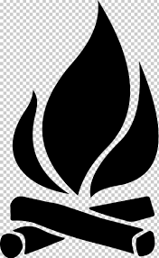 Campfire Silhouette Png Artwork Black And White Bonfire Camp Campfire Silhouette Clip Art Silhouette Png Campfire