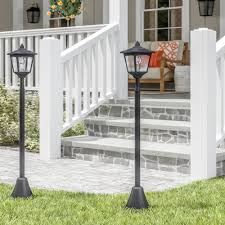 Winston Porter Mcanulty 1 Light Led 35 44 Lamp Post Reviews Wayfair