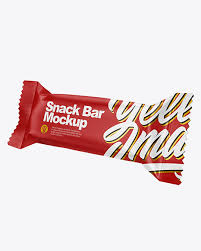 Download Two Matte Snack Bars Mockup In Flow Pack Mockups On Yellow Images Object Mockups PSD Mockup Templates