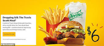Maybe you would like to learn more about one of these? Travis Scott Meal At Mcdonald S Makes Nationwide Debut With Houston Rapper S Favorites On The Menu Aktuelle Boulevard Nachrichten Und Fotogalerien Zu Stars Sternchen