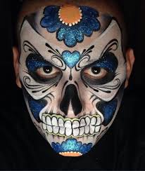 Image Result For Ronnie Mena Sugar Skulls Face Paint Face Painting Halloween Sugar Skull Face Paint Skull Face Paint