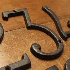 We can also supply signs to encourage a certain behaviour i.e. 6 Cast Iron House Numbers Black Yester Home