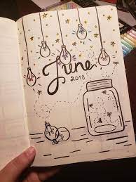 June bullet journal summer idea. Juni Gluhwurmchen Skizze Bullet Journal Kunstreferenzen Bullet Journal June Bullet Journal Ideas Pages Bullet Journal Doodles
