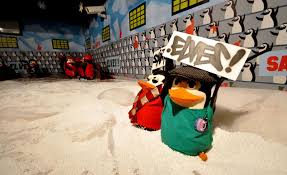 Santa's back at the snowdome for christmas 2021 with a family festive extravaganza! Penguins At Snow Dome Area51 Event Production
