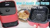 The perfect size for one to two people, this model makes the perfect amount of your fried favorites from french fries to crispy chicken or cauliflower. Copper Chef Power 2 Qt 1000w Digital Air Fryer W Touch Screen On Qvc Youtube