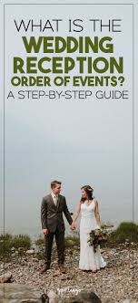 What Is The Wedding Reception Order Of Events A Step By Step Guide In 2020 Order Of Wedding Reception Reception Order Of Events Wedding Order Of Events