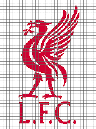 Liverpool Football Club Graph And Row By Row Written Crochet Instructions 04