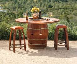 Shopstyle Wine Barrel Bar Stools Wine Barrel Furniture Wine Barrel Table