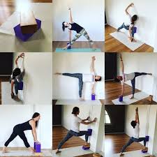 Standing Poses With Block Joga Yoga Training Yoga Ubungen