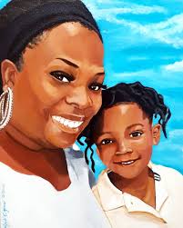 Custom Charcoal Portraits and Acrylic Paintings for Holiday Season