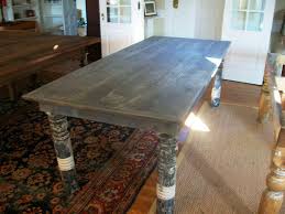 Farm Table With Antique Porch Post Legs Farm Table Dining Table Legs Table