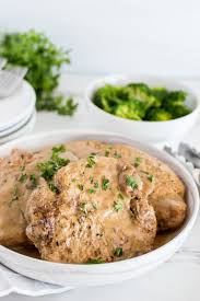 Cover the dish tightly with foil and bake for 3 to 3 1/2 hours. Instant Pot Pork Chops In Mushroom Gravy Pressure Cooking Today