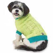 Cody S Green Chunky Cable Dog Sweater Dog Sweaters Dog Shock Collar Dog Sweater