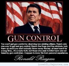 I have a very strict gun control policy: Guns