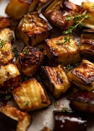 Hilsa fish contributes to many gourmet bengali recipes. Oven Roasted Eggplant Aubergine Recipetin Eats