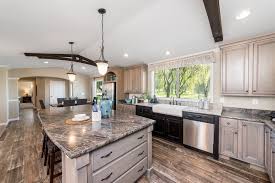 The Avignon 56 68 Kitchen This Manufactured Mobile Home Features 3 Bedrooms And 2 Baths Custom Home Designs Manufactured Home Clayton Homes