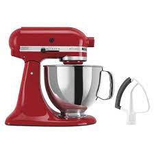 Kitchenaid artisan series 5 qt. Kitchenaid Artisan Series 5 Quart Tilt Head Stand Mixer With Flex Edge Beater Empire Red Ksm150feer Walmart Com Walmart Com