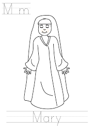 Just in time for a great president's day (february 19, 2018) montessori activity with your child. Coloring Pages Of Mother Mary Coloring Home