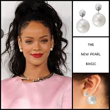 Bridal Jewelllery Large Single Baroque Pearl Drop Stud Earrings