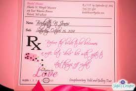 Talia S Creative Printing Prescription For Love Bridal Shower Bridal Shower Games Prizes Bridal Shower Theme Bridal Shower