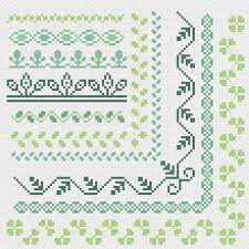 Cross Stitch Borders Pattern Leaf Vine Floral Instant Etsy In 2021 Cross Stitch Border Pattern Cross Stitch Borders Cross Stitch Boarders
