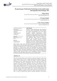 Hai teman teman, apa yang kamu fikirkan tentang kurikulum 2013? Pdf Pengembangan Multimedia Pembelajaran Interaktif Untuk Meningkatkan Hasil Belajar Ips