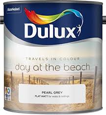 Dulux Flat Matt 2 5l Pearl Grey Amazon Co Uk Diy Tools