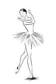 Ballet Dancer Drawing Black And White Ballerina Minimalist Black And White Drawing Ballerina Drawing Ballerina Art Drawings