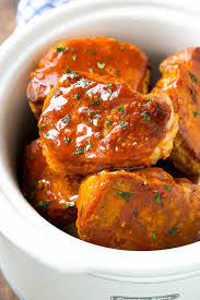 In a large bowl, whisk together the olive oil, chicken broth, garlic, paprika, garlic powder, poultry seasoning, oregano, and basil. Honey Garlic Pork Chops Slow Cooker Dinner At The Zoo