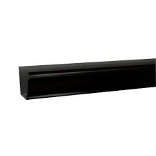 Amerimax Home Products 6 In X 10 Ft K Style Black Aluminum Gutter 44002025120 Gutter How To Install Gutters Home Depot